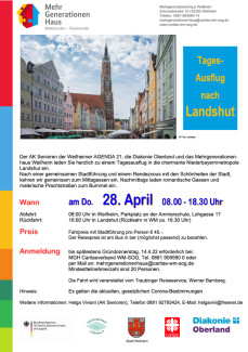 Tagesausflug nach Landshut